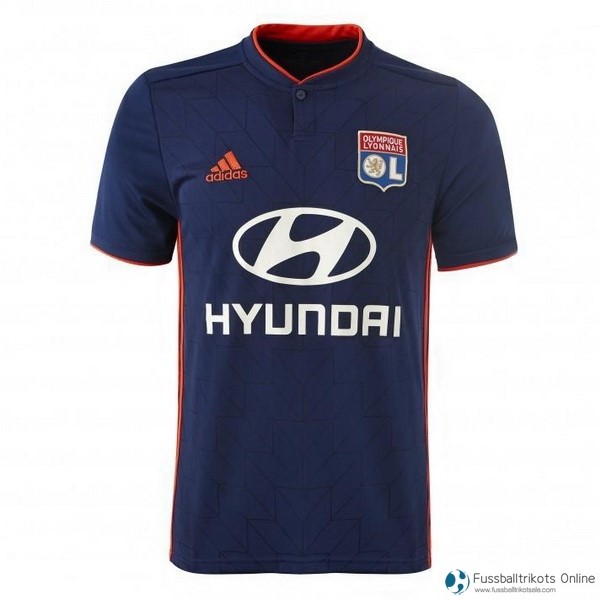 Lyon Trikot Auswarts 2018-19 Blau Fussballtrikots Günstig